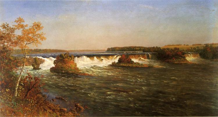 Albert Bierstadt Oil Painting Falls of Saint Anthony